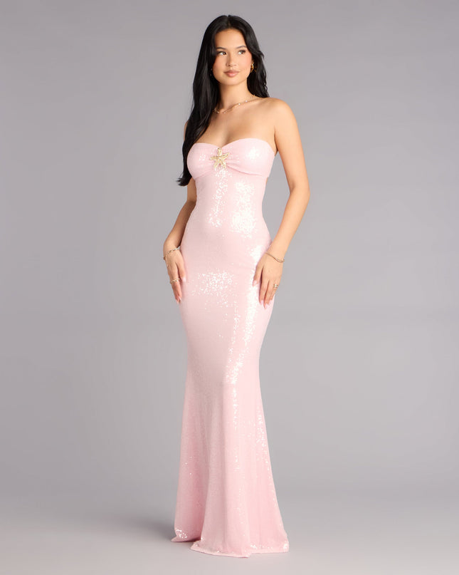 Aimee Sequin Starfish Formal Dress