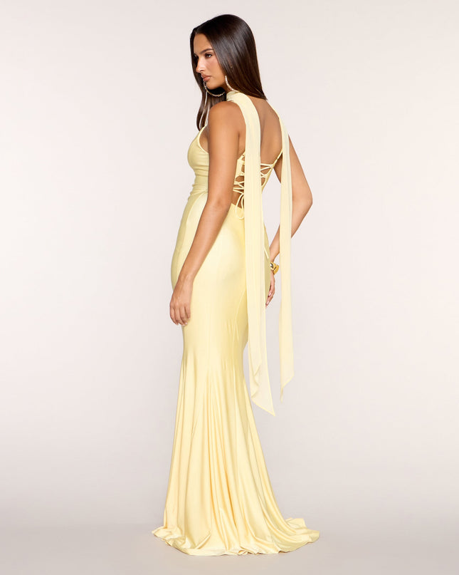 Auretta Chiffon Scarf Mermaid Formal Dress