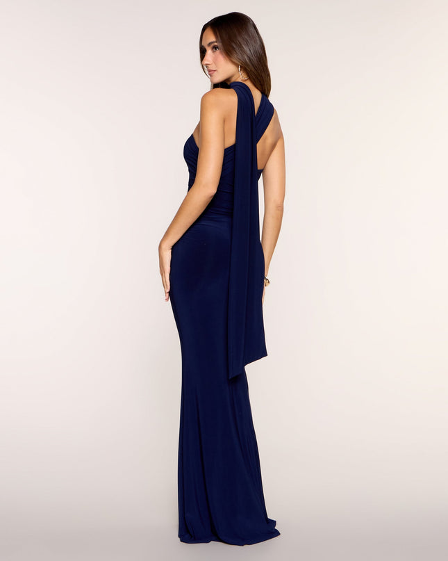 Inessa Strapless Scarf Mermaid Formal Dress