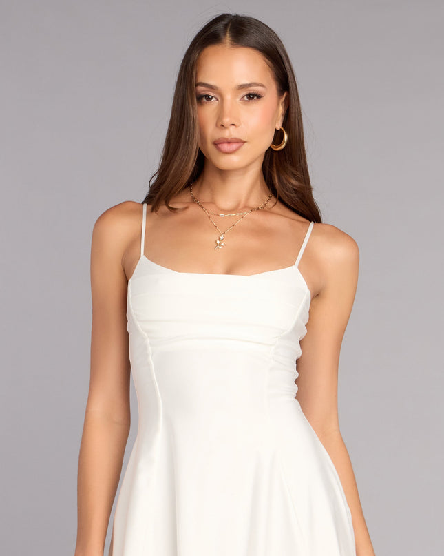 Heartbreaker Hours Cowl Neck Mini Dress