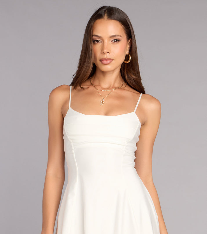 Heartbreaker Hours Cowl Neck Mini Dress