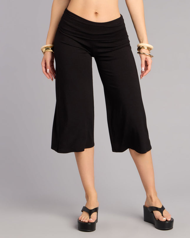Effortlessly Cool Knit Gaucho Pants