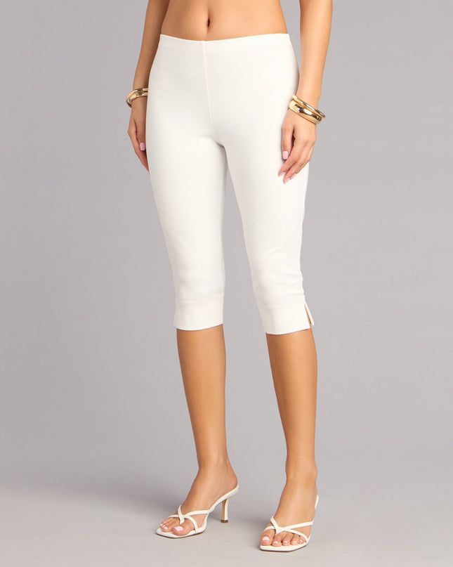 Plans Secured Ponte Capri Pants