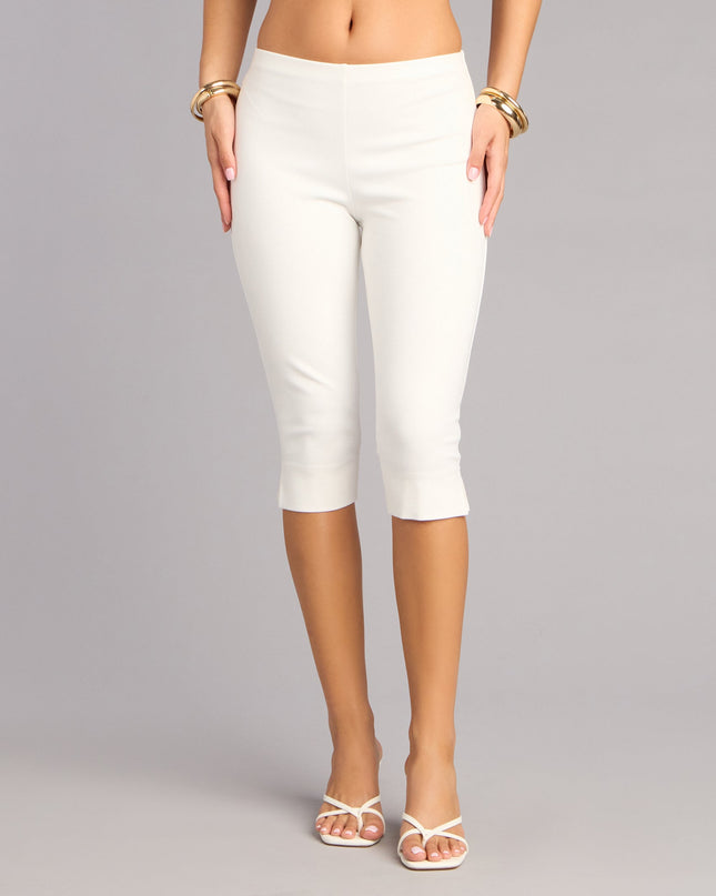 Plans Secured Ponte Capri Pants