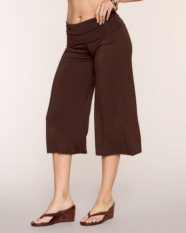 Effortlessly Cool Knit Gaucho Pants