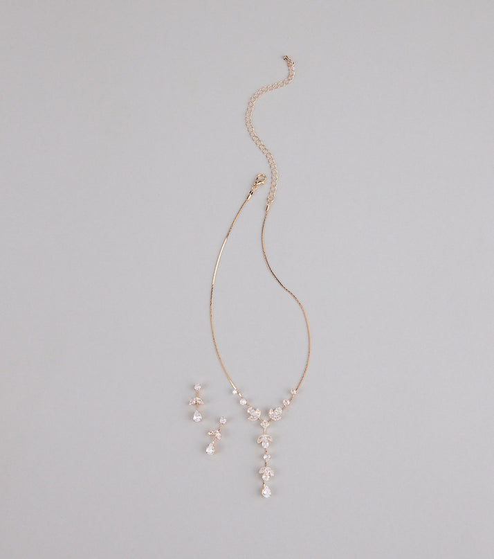 Garden Gala Cubic Zirconia Jewelry Set