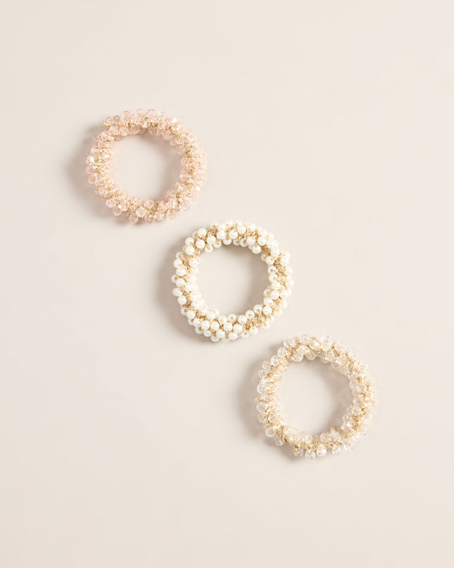 Tie It Up Beaded Hair Tie Set