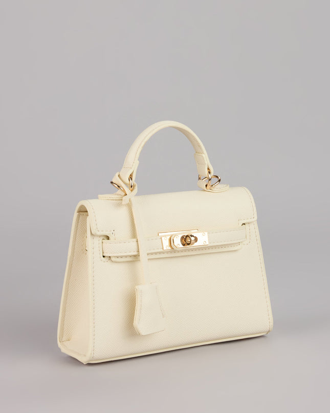 Little Luxe Twist Lock Mini Satchel Bag