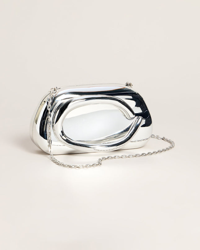 Finishing Touches Metallic Clutch Bag