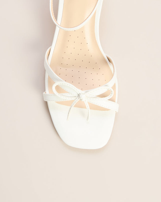 Plans Confirmed Bow Block Heels