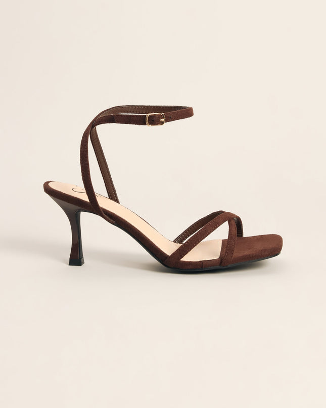 Plans Came Up Square Toe Kitten Heels