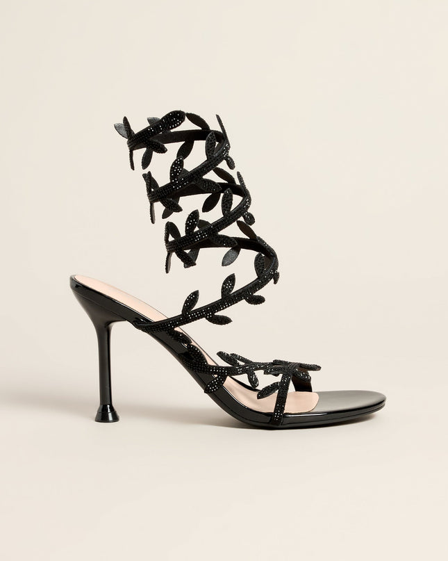 Garden After Dark Vine Spiral Stiletto Heels