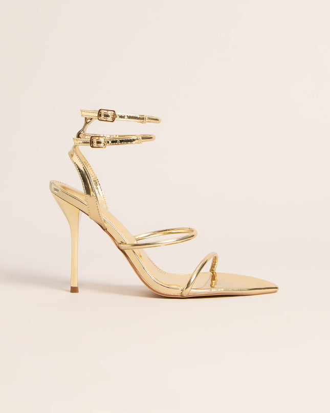 Double Take Multi-Strap Stiletto Heels