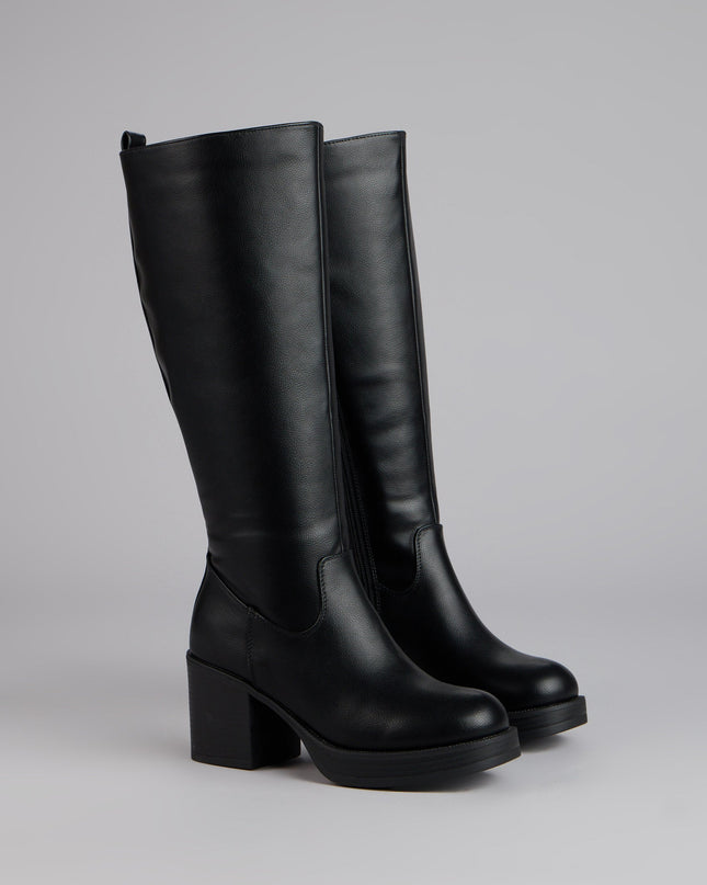 City Edge Wide Calf Platform Boots