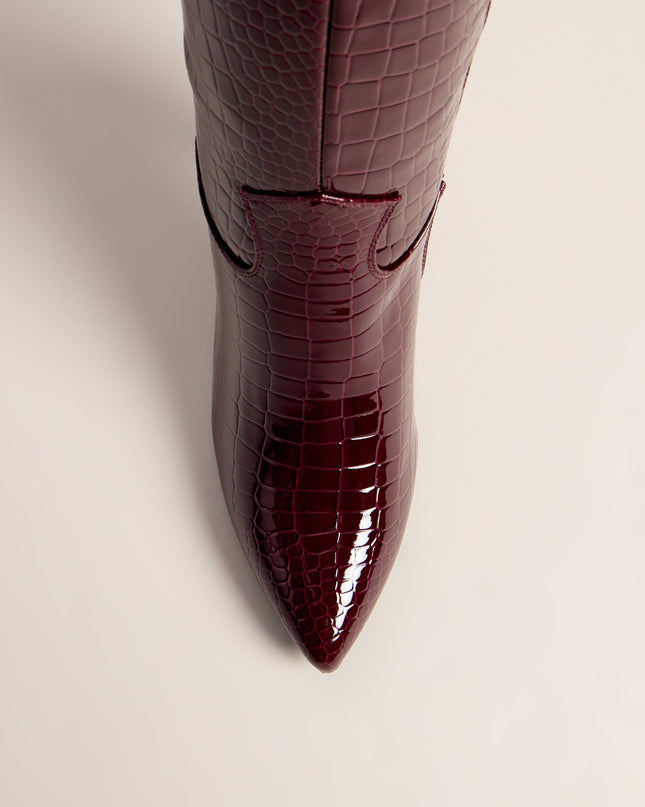 Sharp Instinct Knee High Stiletto Boots